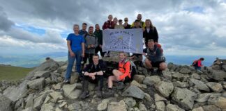 Welsh Three Peaks challenge raises over £7,000 for children’s ward Kate Evans 3