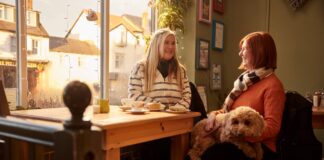 Study finds access to face-to-face financial service is ‘essential’ – and not just for older people Newcastle Buiulding Society member Sarah Burch with mother Dorothy McGuckin resize scaled