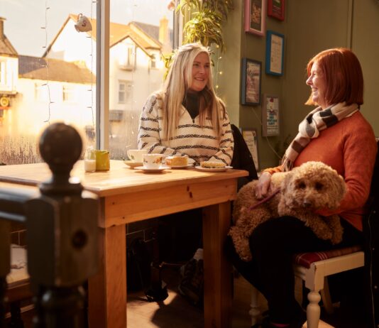 Study finds access to face-to-face financial service is ‘essential’ – and not just for older people Newcastle Buiulding Society member Sarah Burch with mother Dorothy McGuckin resize scaled