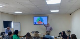 Lampeter professor endorses new enterprise resources launched by Careers Wales Working group of teachers who helped design some of the resources