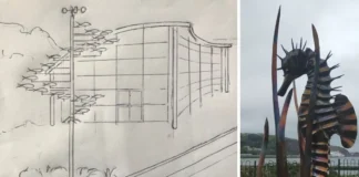 Sea Themed Sculptures Get The Go Ahead seahorse canva