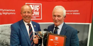 Pembrokeshire Farmer Presented Outstanding Service Award Ian Rickman and Stephen James
