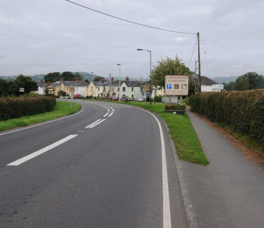 Essential road works to take place on A40 The A40 entering Llandovery geograph.org .uk 4676587