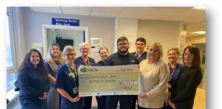 Digwyddiadau codi arian yn codi dros £4,000 ar gyfer Uned Gofal Dwys image002 2