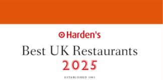 Welsh restaurants reach Top 100 UK rankings in new diners’ poll Hardens Best UK Restaurants 2025 Cover image