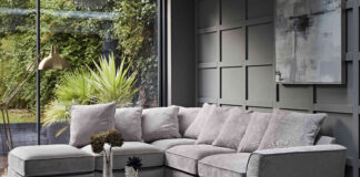 301,000 Britons are now searching for sofa beds every month: Why functionality is all the rage LIFESTYLE LIFESTYLE HOME IN ONE AW20 GLAMOUR LIVING ROOM MAIN SHOT LEGEND CORNER SOFA LANDSCAPE scaled