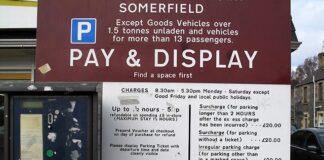 Private parking owners issuing hefty fines: How drivers can appeal A Somerfield parking sign in Galashiels geograph.org .uk 1706718