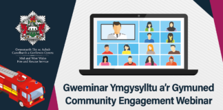 Y Dirprwy Brif Swyddog Tân Iwan Cray yn cynnal dwy weminar allanol ar-lein CRMP Webinars