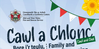 ‘Cawl a Chlonc’ yng Ngorsaf Dân Castell Newydd Emlyn Cawl a Chlonc Poster