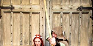 Mae anturiaethau hudolus yn aros amdanoch ym Mharc Cenedlaethol Arfordir Penfro SMALLRobin Hood and Maid Marian