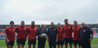 The Salvation Army & The Scarlets team up for a winning cause. Scarlets 3 1