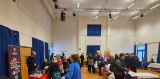 Myfyrwyr ag anghenion dysgu ychwanegol yn archwilio gyrfaoedd y dyfodol mewn digwyddiad yng Nghaerfyrddin Students with additional learning needs explore future careers at Carmarthen event