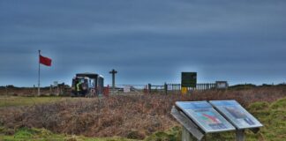 Castlemartin – an Open Letter Castlemartin MOD Checkpoint at the Firing Range geograph.org .uk 4320674