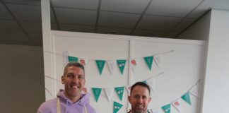 Ex rugby legends put on their aprons to support Wales Air Ambulance during ‘Coffee and Cake’ event DSC08442 min scaled