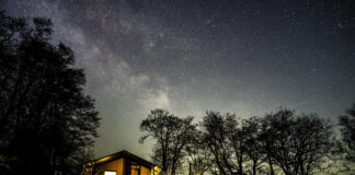 Luxury lodges offer star bathing near Wales’ only International Dark Sky Park Lon Lodges at night 1 scaled