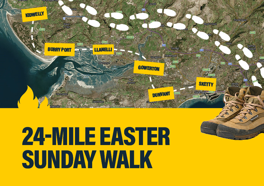 On-Call Firefighter takes on a 24-Mile Charity Walk this Easter Sunday!