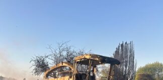 Agricultural Vehicle Fire in Gelli Aur – 30-04-25 Gelli Aur 01