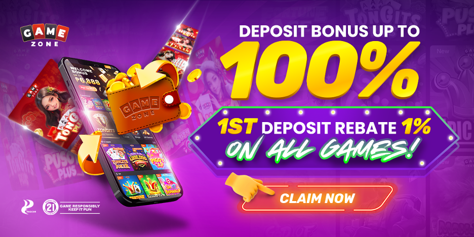 Deposit bonus at GameZone Philippines