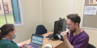 New spirometers will help diagnose patients with lung conditions quicker Two spirometers for Prince Philip Hospital