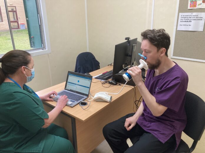 Two spirometers for Prince Philip Hospital Two spirometers for Prince Philip Hospital