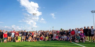 Wooden Spoon & LooseHeadz Break Two World Records In Epic Rugby Match Marathon All the players and refs