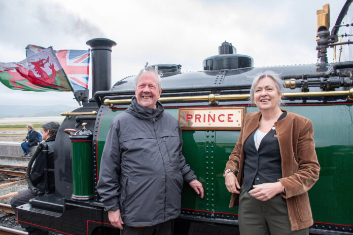Lord Faulkner of Worcester (L) and Liz Saville Roberts MP (R)
