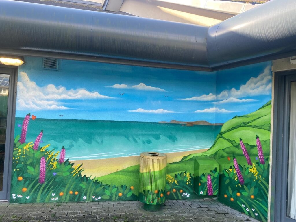 Graffiti art work for St Caradog Ward