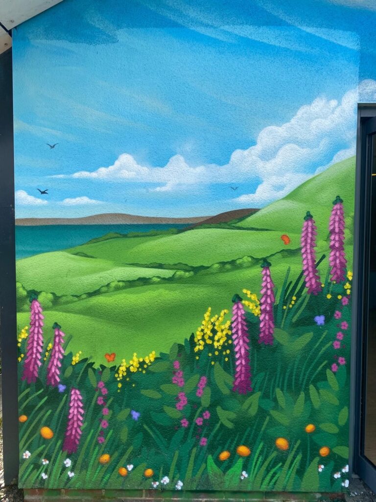 Graffiti art work for St Caradog Ward 2