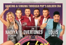 Jukebox Idols tour poster Nadiya Bychkova, The Overtones and Louis Smith (please credit The TCB Group).