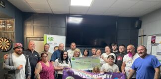 24-hour darts marathon and psychic nights raise over £3,900 for charity Molly's Memory 2
