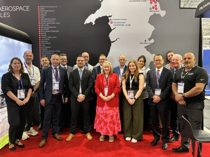 Team Wales at Paris Air Show