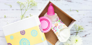 Arweinwyr ifanc yng Ngheredigion yn mynd i’r afael â thlodi mislif mewn ysgolion nwyddau mislif cropped