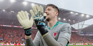 Wayne Hennessey retires as a Cymru centurion and hero International Football, Cymru v Ukraine, Cardiff City Stadium, Wales, UK.