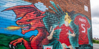 FAW Celebrate Cymru history makers with Yr Arwyr: Women’s EURO 2025 Player Murals (North) 30 06 2025