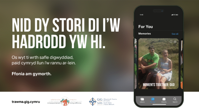 South Wales Trauma Network SOCIAL POSTS Facebook WELSH