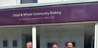 CB rebrand anniversary Wynne & Ryan present a cheque to Mind