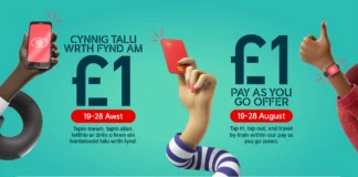 £1 Rail Travel On All Pay As You Go Routes In Wales 1 pound travel across wales