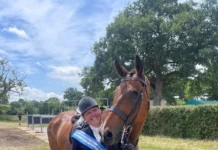 Remarkable One-Eyed Former Racehorse Aiming For Glory An Cathaoir & Victoria Bertorelli will be competing at The Jockey Club RoR National Championships 2