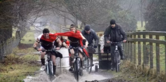 Cider Cycle and MTB Chariot Racing launch August’s wacky events in Llanwrtyd Wells MTB Chariots 1 (002)
