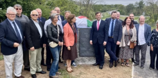 A40 Road Works Reinstatement a40 plaque 2