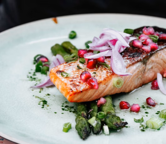 Cooking With The Stars Odds: Hugh Edges Jack At Top Of Market After Perfect Salmon Dish salmon dinner