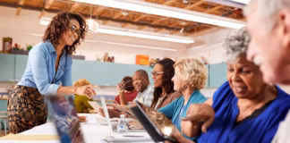 Mid Wales people urged to boost their skills and knowledge during Adult Learners’ Week Library shot