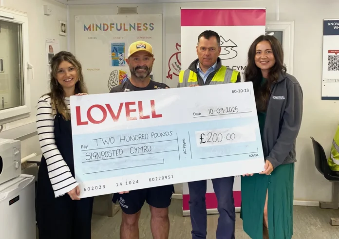 Lovell Homes and Signposted Cymru for World Suicide Prevention Day