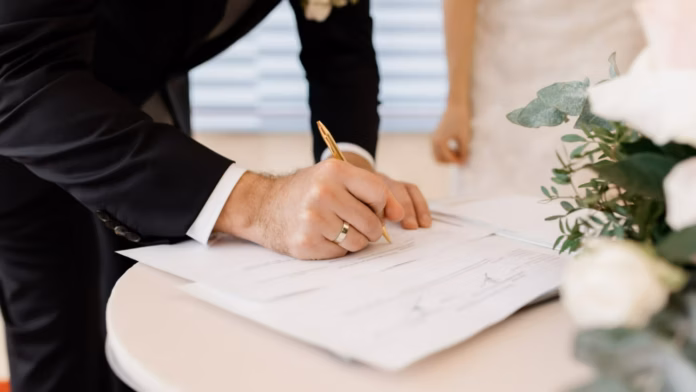 couple love is signing official marriage documents Image by freepic cropped cropped couple love is signing official marriage documents Image by freepic cropped cropped