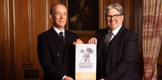 Freemasons Celebrate Gold Award Recognition For Armed Forces Covenant free masons