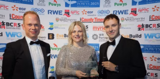 Business in the Community Award for major Llanwrtyd Wells employer Charcroft