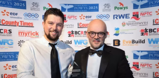 Bespoke joinery business owner thrilled to win Powys Sole Trader Award RS Bespoke Joinery