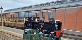 Unique model of Owain Glyndwr loco transfers to Vale of Rheidol Railway Salem Model and Llywelyn 1