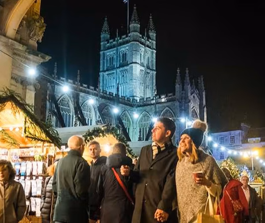 A Train Every Five Minutes: Bath Christmas Market Gets Rail Boost Bath Christmas market cropped
