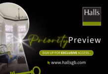 Halls Estate Agents launches brand new service offering clients early access to exclusive property listings Priority Preview 4000X3000